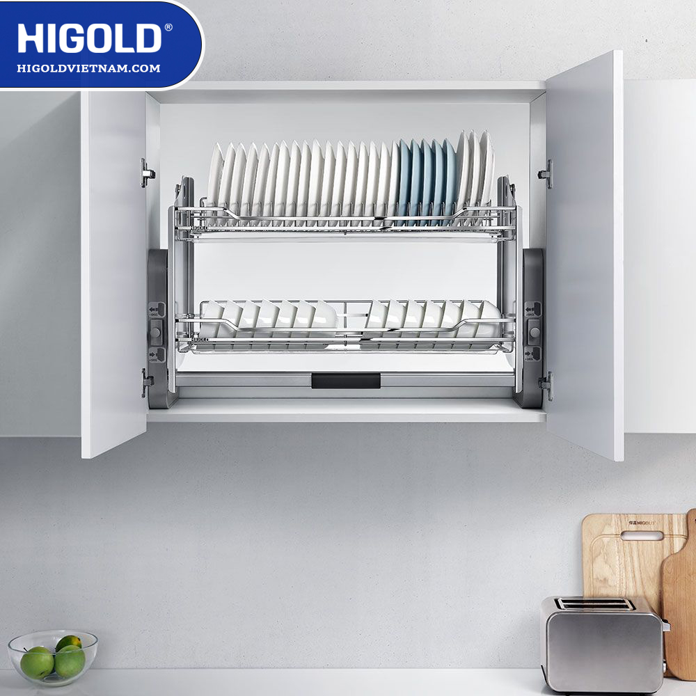 HÌNH ẢNH MINH HỌA KỆ GIÁ BÁT NÂNG HẠ HIGOLD 401251 - 401252 -401253 - 401254